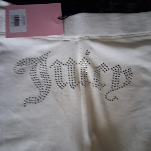 🔥NWT Juicy Couture OG BLING VELOUR TRACK PANTS XL $99 - Picture 3 of 5